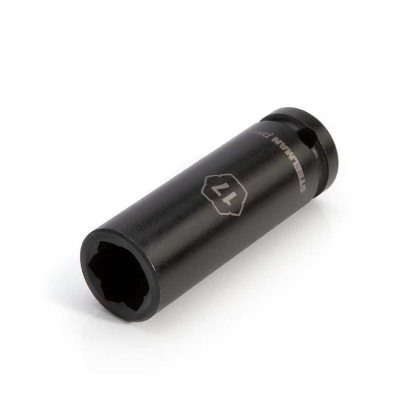 17mm Convex Head Lug Bolt Impact Socket for Mercedes Benz