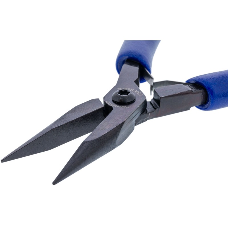 Pliers - Chain Nose, Large Long Nose Smooth Heavy Duty, Long Ergonomic Handle (Swanstrom S630E)