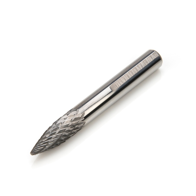 1/4-Inch Carbide Double Cut Burr for Tire Repair Dressing