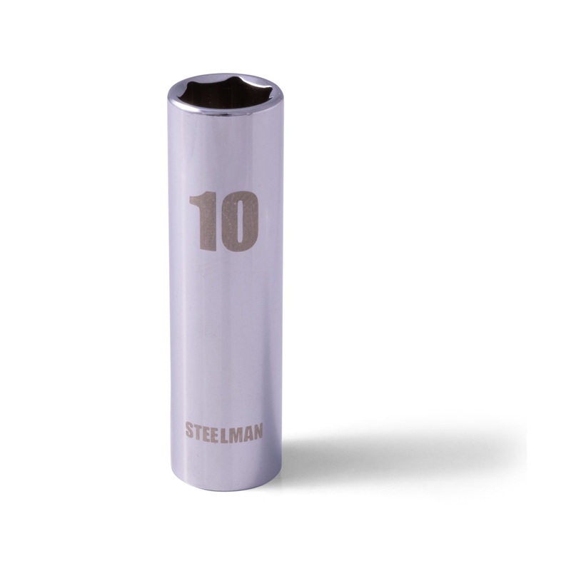 1/4-Inch Drive x 10mm Deep Well 6-Point Socket