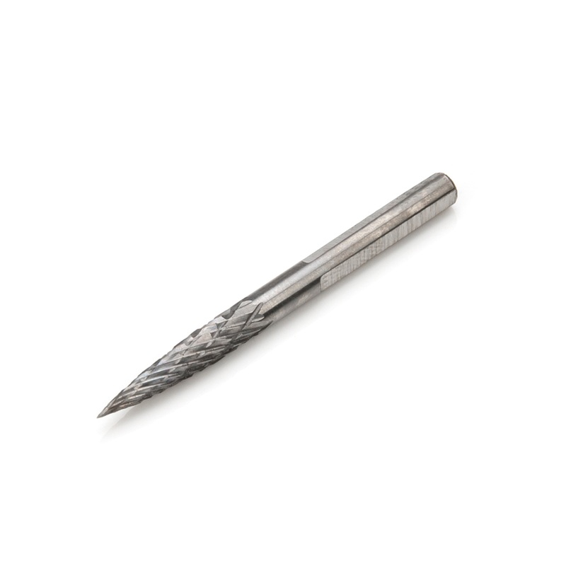 1/8-Inch Carbide Double Cut Burr for Tire Repair Dressing