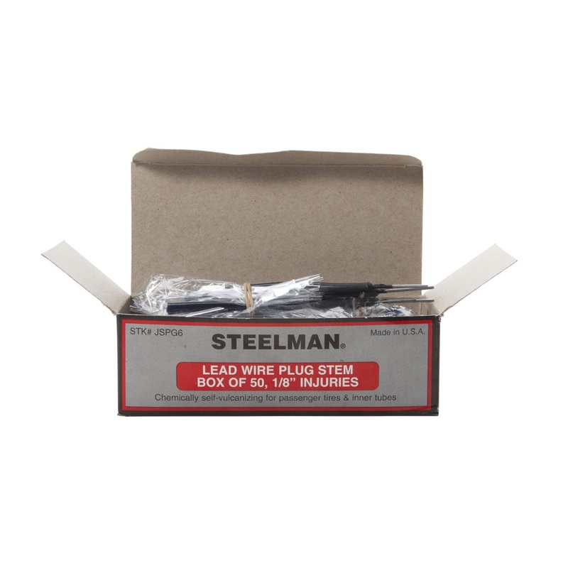1/8-Inch Tire Repair Pull Through Plug with Lead, Box of 50