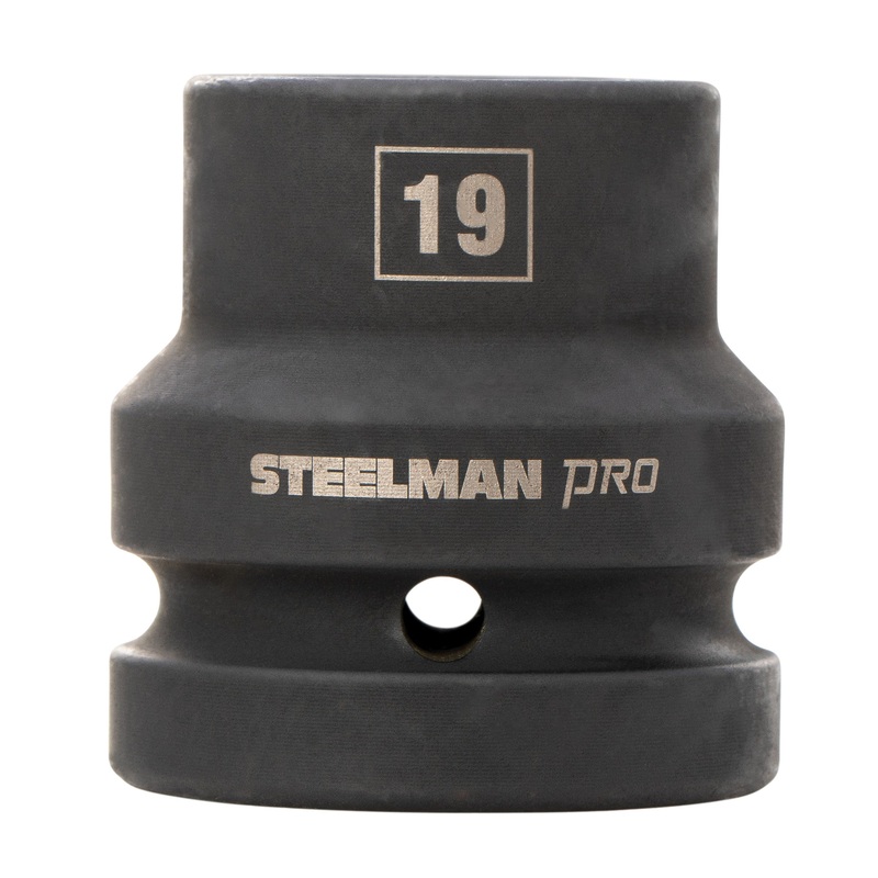 1-Inch Drive x 19mm 4-Point Square Budd Impact Socket