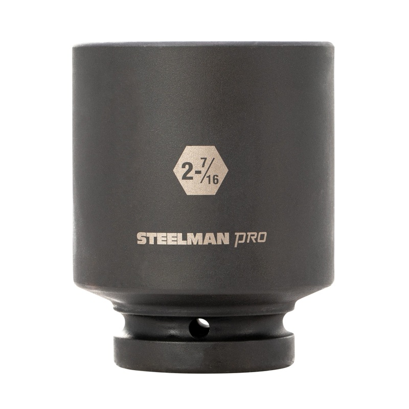 1-Inch Drive x 2-7/16-Inch 6-Point Deep Impact SAE Single Socket