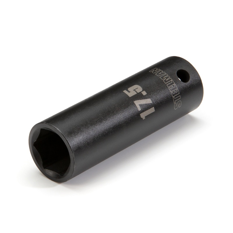 17.5mm x 1/2-Inch Drive Thin Wall Deep Impact 6-Point Socket