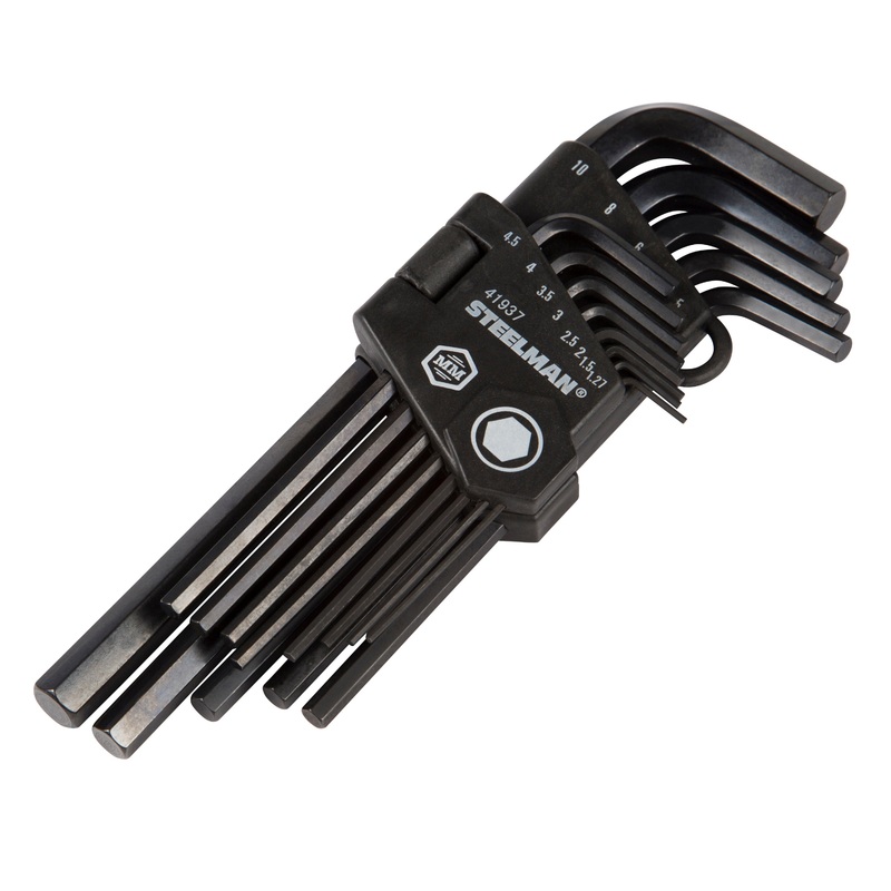 13-Piece Long Arm Hex Key Wrench Set, Metric (MM)