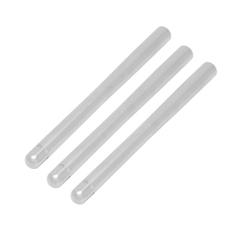3-Piece Stainless Steel Female M14 x 1.5 Hex End Extra-Long Wheel Hanger and Lug Guide Tool Set