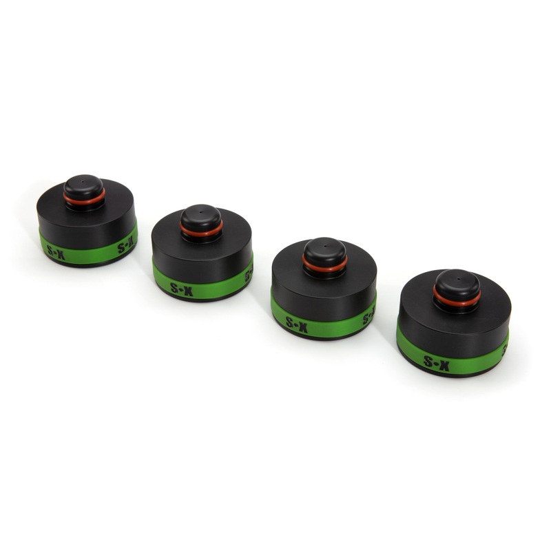 4-Piece Friction Fit Jack Pad Riser Tool Set for Tesla Model S and Model X, Nestable for Compact Storage