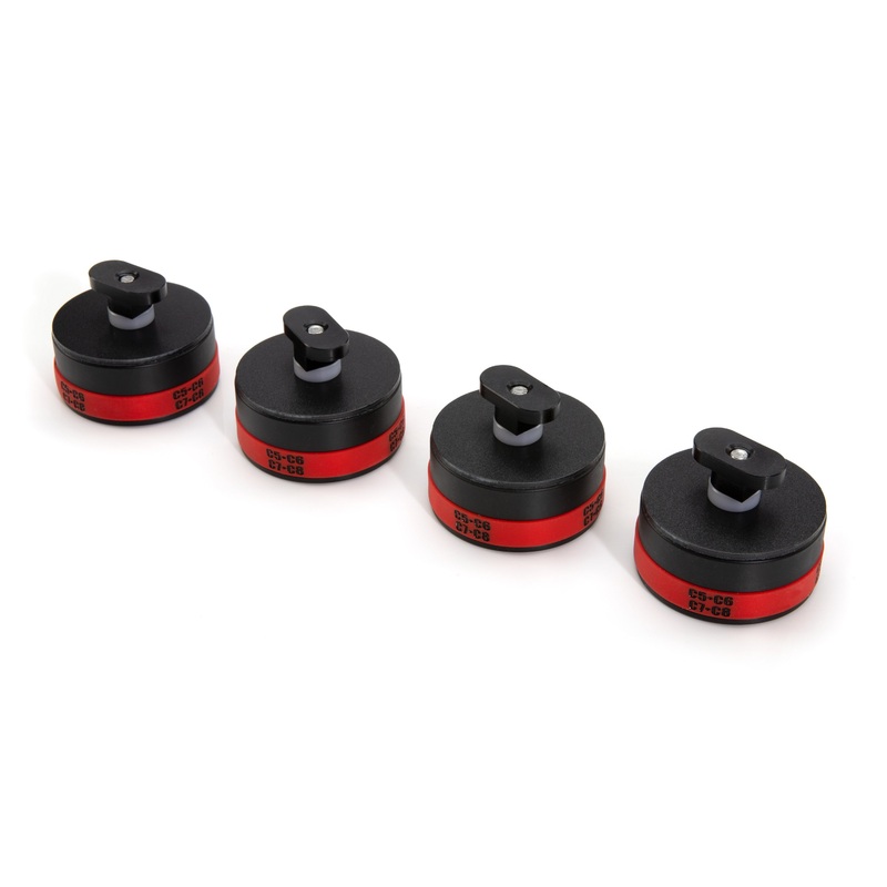 4-Piece Jack Pad Riser Tool Set for Corvettes