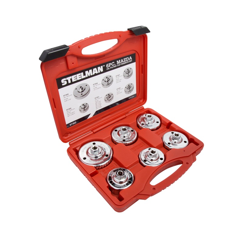Snug Fit Mazda Oil Filter Cap Wrench Set, 6-Piece