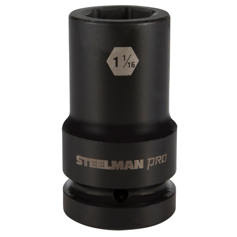 1-Inch Drive x 1-1/16-Inch 6-Point Thin Wall Deep Impact Socket