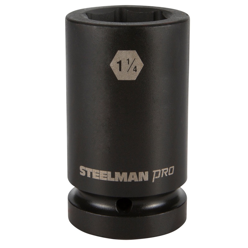 1-Inch Drive x 1-1/4-Inch 6-Point Thin Wall Deep Impact Socket