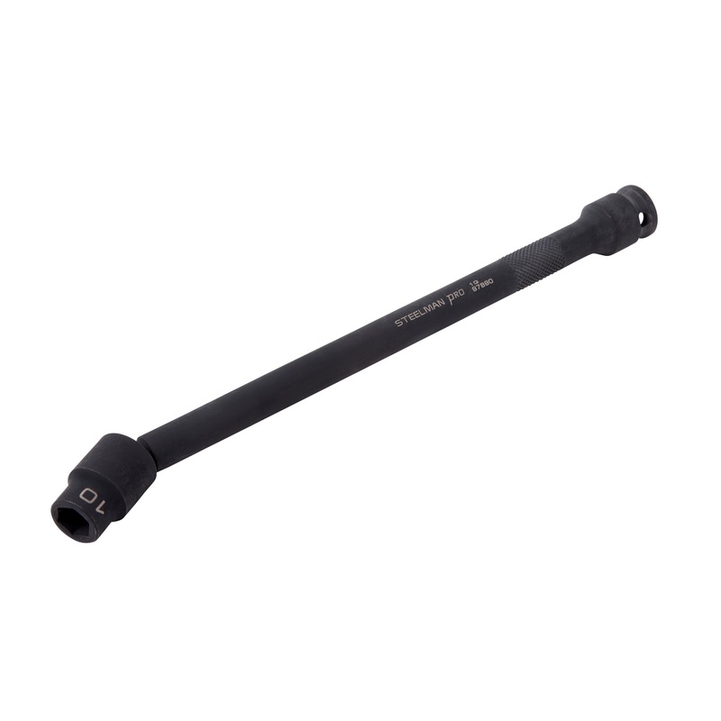 10mm Swivel Head 3/8-Inch Drive, 9-Inch Extension Impact Socket