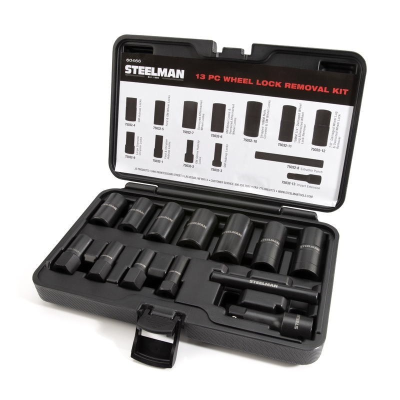 13-Piece Hubcap and Wheel Lock Removal Kit