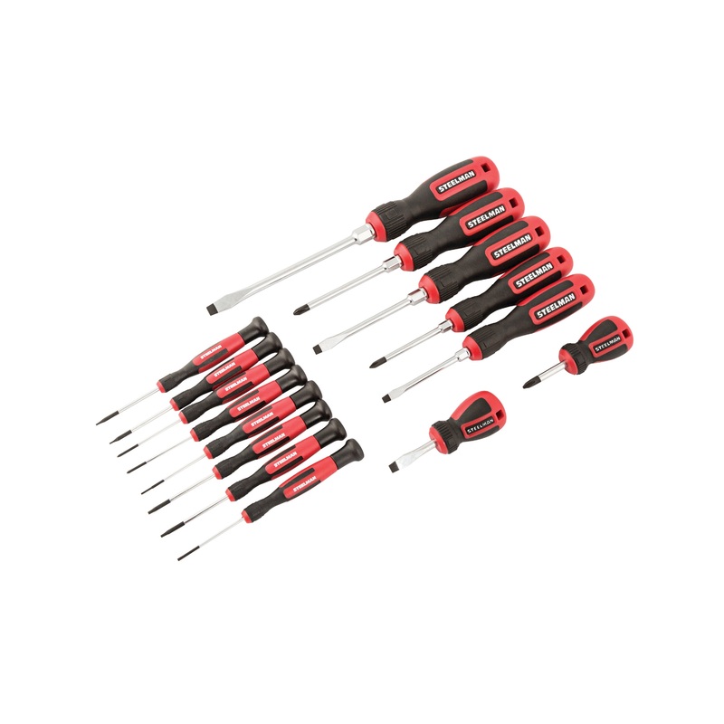 15-Piece Comfort Grip Screwdriver Set