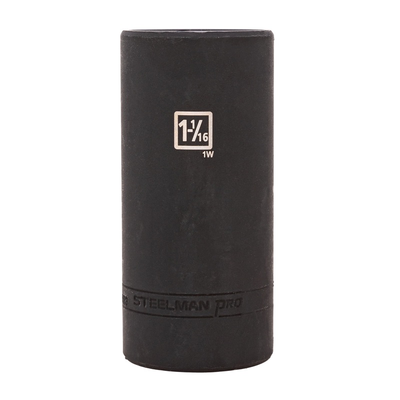 1/2-Inch Drive x 1-1/16-Inch Thin-Wall Deep Well 6-Point Impact Socket