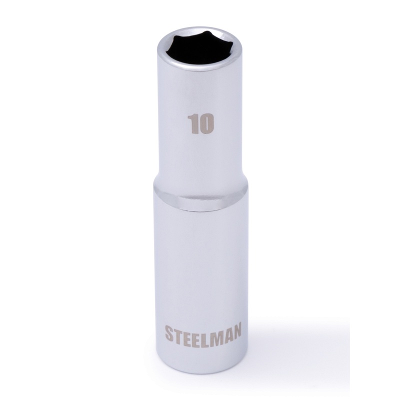 3/8-Inch Drive x 10mm Deep Well 6-Point Socket