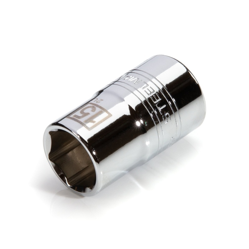 1/2-Inch Drive x 15mm 6-Point Metric Single Socket