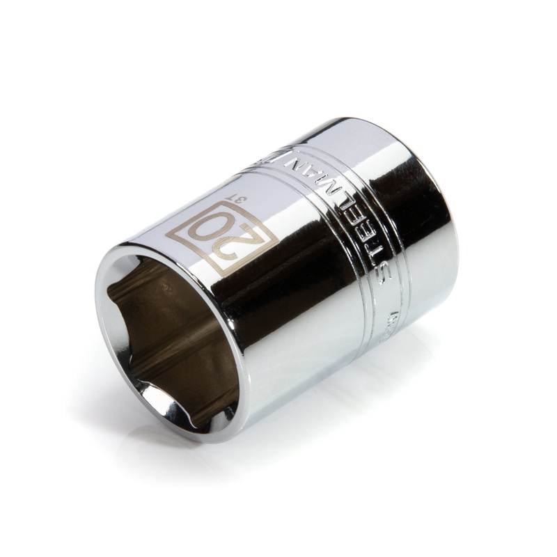 1/2-Inch Drive x 20mm 6-Point Metric Single Socket