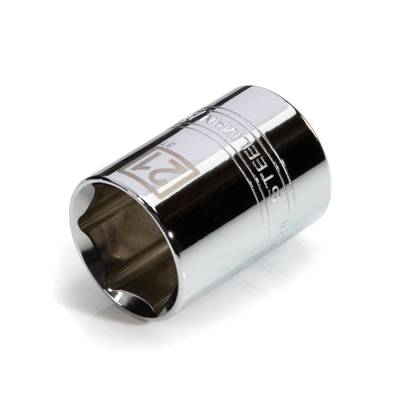 1/2-Inch Drive x 21mm 6-Point Metric Single Socket