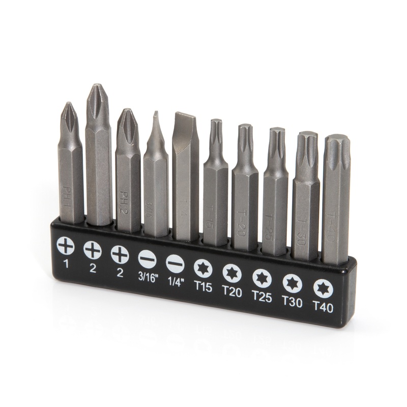10-Piece 1/4-Inch Hex Bit Set