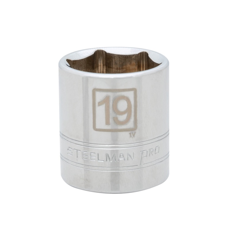 3/8-Inch Drive x 19mm 6-Point Socket
