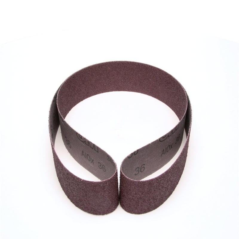 3M Cloth Belt 341D, P120 X-weight, 9 in x 60 in, Film-lok, Single-flex