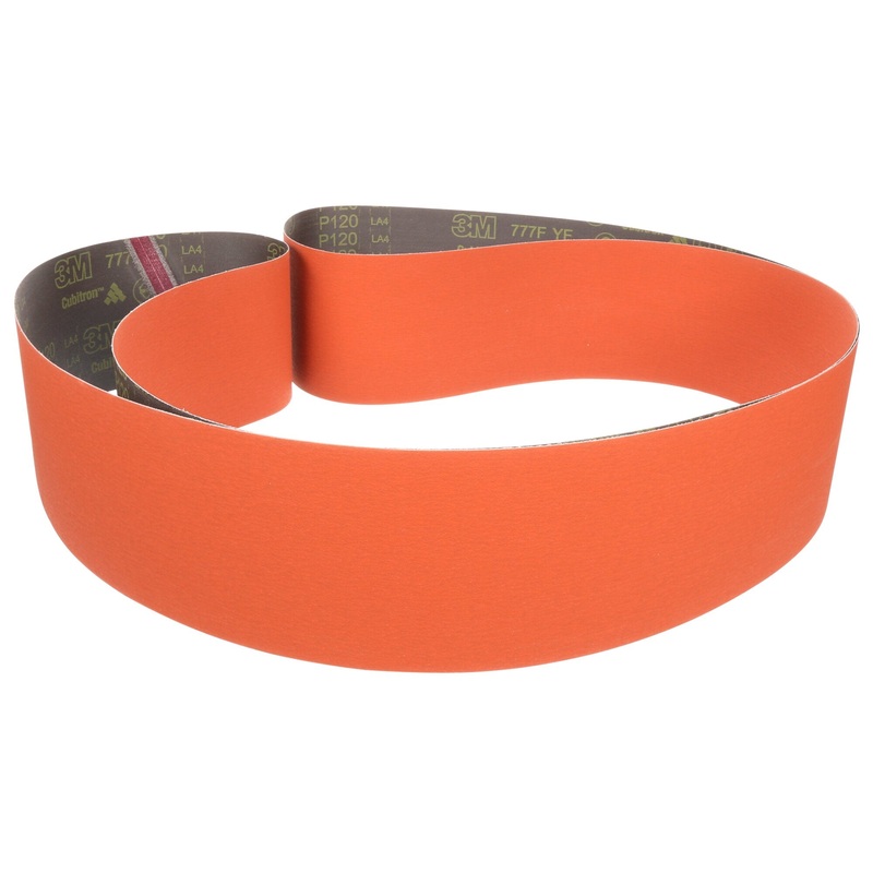3M Cloth Belt 777F, 60 YF-weight, 4 in x 24 in, Fabri-lok, Single-flex