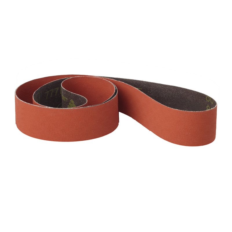 3M Cloth Belt 777F, P180 YF-weight, 4 in x 132 in, Film-lok,Single-flex