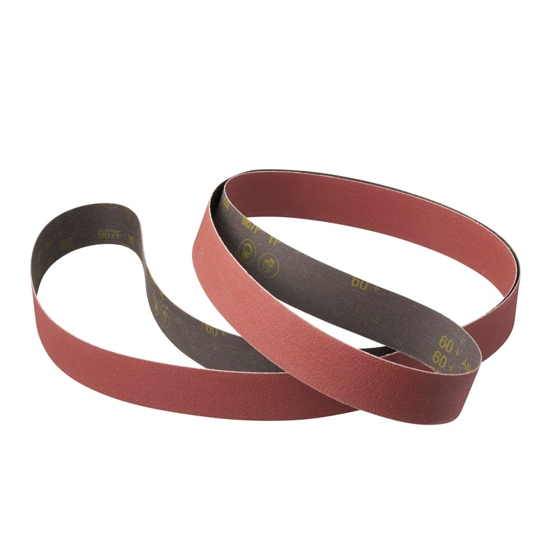 3M Cubitron II Cloth Belt 967F, 60+ YF-weight, 2 in x 132 in, Film-lok