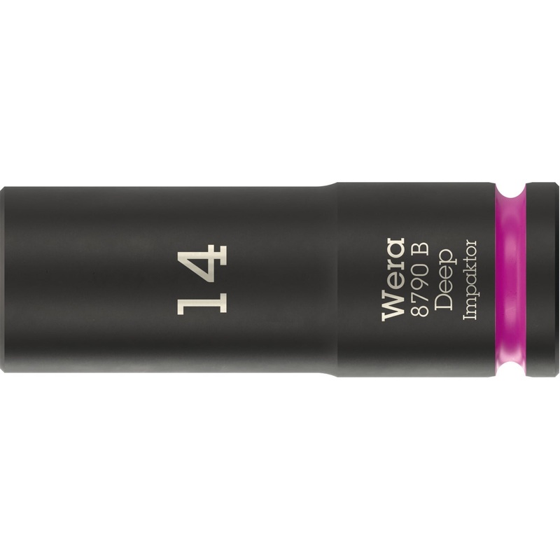 Wera 8790 B Impaktor Deep Socket with 3/8" drive, 14 mm