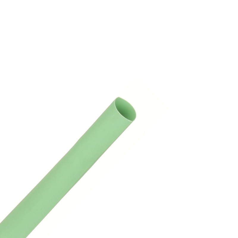 3M Heat Shrink Thin-Wall Tubing FP-301-1/2-48"-Green-100 Pcs, 48 inLength sticks