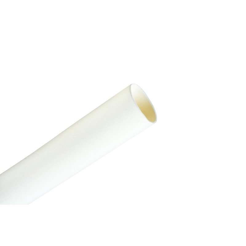 3M Thin-Wall Polyolefin Heat Shrink Tubing FP-301 1/4" White, 48-inpiece