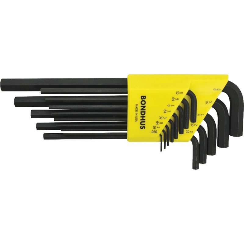 Bondhus 12192, Set 7 Hex L-Wrenches 1.5 - 6mm - Long (1)