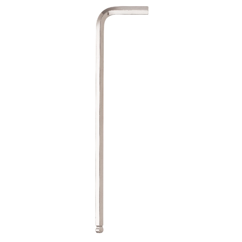 Bondhus 16915 7/16" Ball End Tip Hex Key L-Wrench with BriteGuard Finish, Tagged and Barcoded, Long Arm