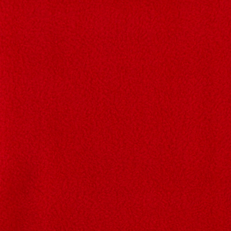 Anti-pill Fleece Solid - ICY - Hockey solids red